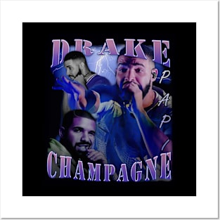 Hip Hop Fanart Champagne Papi Drake Posters and Art